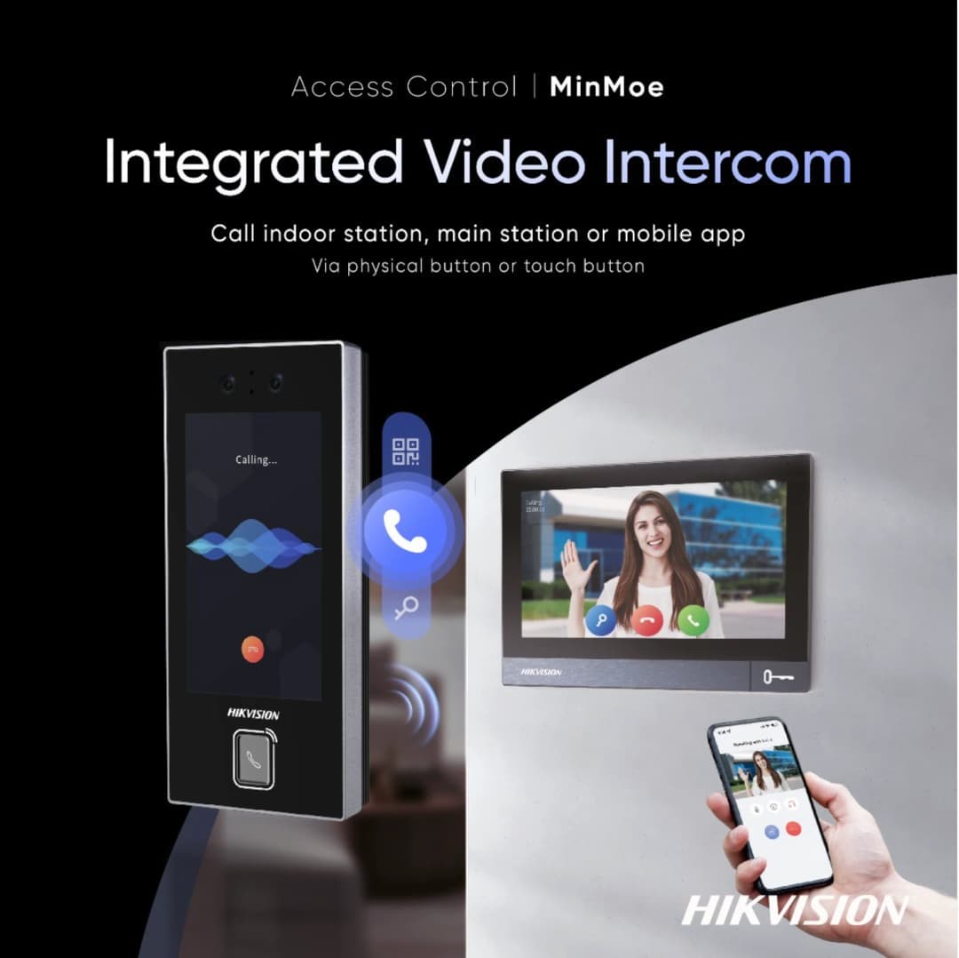 H344 HIKVision Integrated Video Intercom เชื่อมต่อจอ Video Door Phone และสมาร์ทโฟน