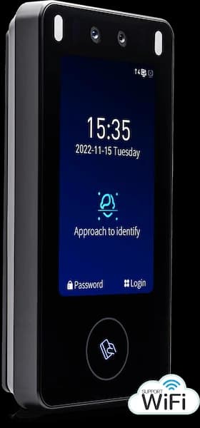 เครื่องสแกนใบหน้า L4 MAX-SOLUTION แสดงหน้าจอ TFT 4 นิ้ว พร้อมกล้องคู่ Infrared