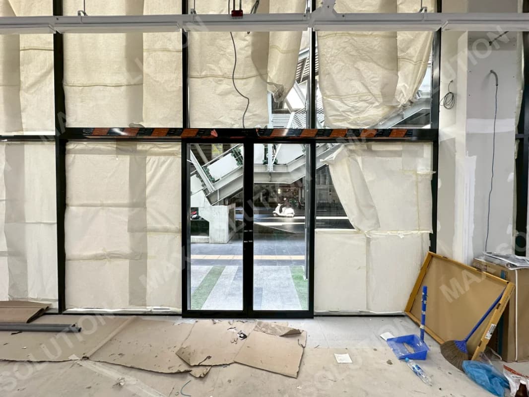 ผลงานติดตั้ง ประตูอัตโนมัติ DORGEN บจก.เอ็นจีอี แอนด์ เซอร์วิส กรุงเทพฯ | MAX-SOLUTION