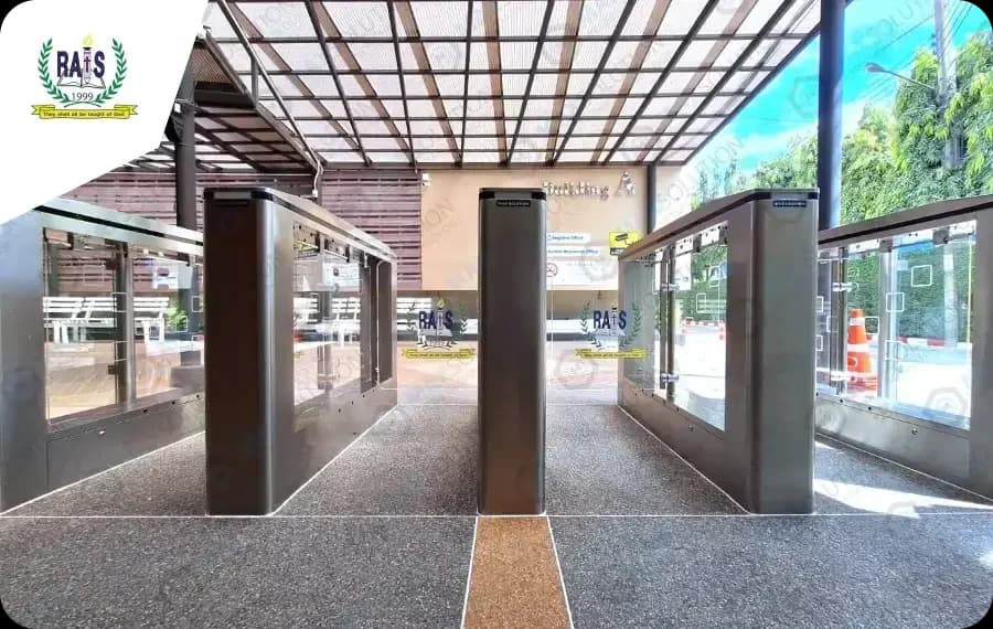 ผลงานติดตั้ง Swing Gate MAX-SOLUTION โรงเรียนนานาชาติแอ๊ดเวนต์รามคำแหง กรุงเทพฯ | MAX-SOLUTION (รูปที่ 3)