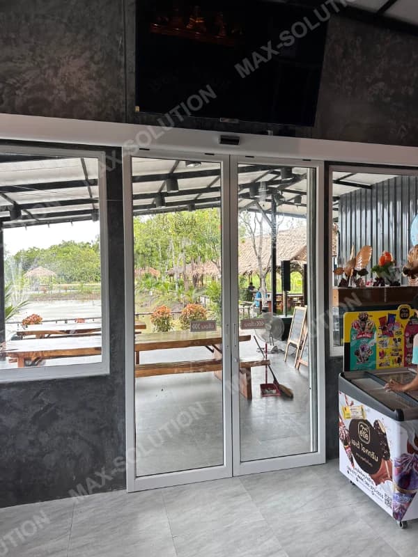 ผลงานติดตั้ง ประตูกระจกอัตโนมัติ DORMAKABA บ้านสวนคุณย่า กรุงเทพฯ | MAX-SOLUTION (รูปที่ 2)