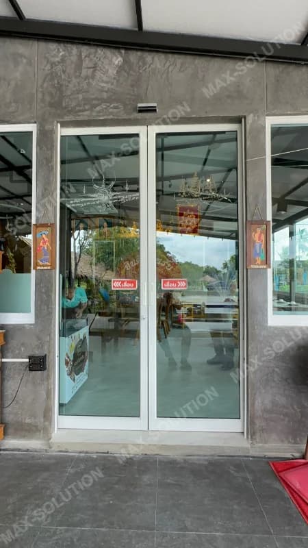 ผลงานติดตั้ง ประตูกระจกอัตโนมัติ DORMAKABA บ้านสวนคุณย่า กรุงเทพฯ | MAX-SOLUTION (รูปที่ 3)