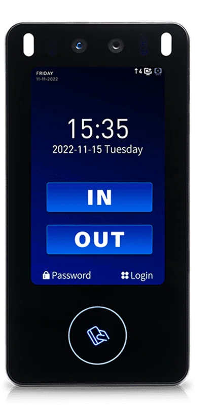 เลือกสถานะก่อนลงเวลา เครื่องสแกนใบหน้า L4 MAX SOLUTION