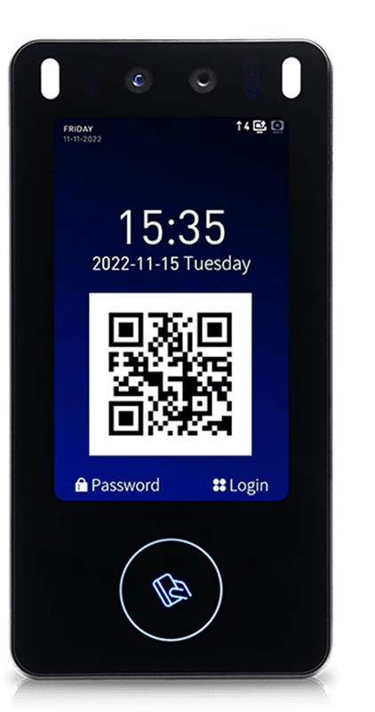 QR Code บนหน้าจอเครื่องสแกนใบหน้า L4 MAX SOLUTION