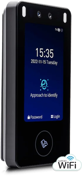 เครื่องสแกนใบหน้า L4 MAX-SOLUTION แสดงหน้าจอ TFT 4 นิ้ว พร้อมกล้องคู่ Infrared